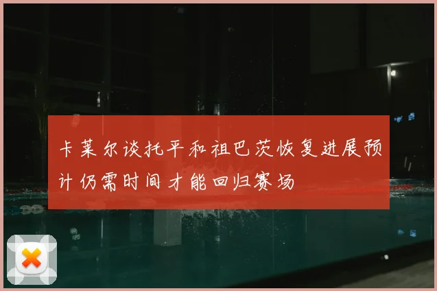 卡莱尔谈托平和祖巴茨恢复进展预计仍需时间才能回归赛场