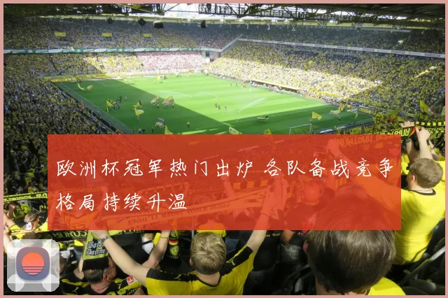 欧洲杯冠军热门出炉 各队备战竞争格局持续升温