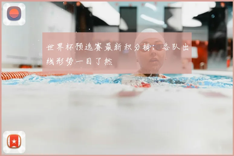 世界杯预选赛最新积分榜：各队出线形势一目了然