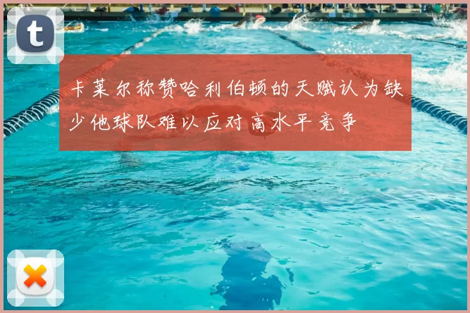 卡莱尔称赞哈利伯顿的天赋认为缺少他球队难以应对高水平竞争